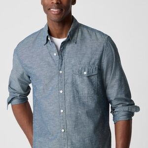 J. Crew Men's Textured Oxford Shirt New Size Large